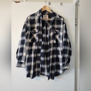 Oversized Plaid Shirt